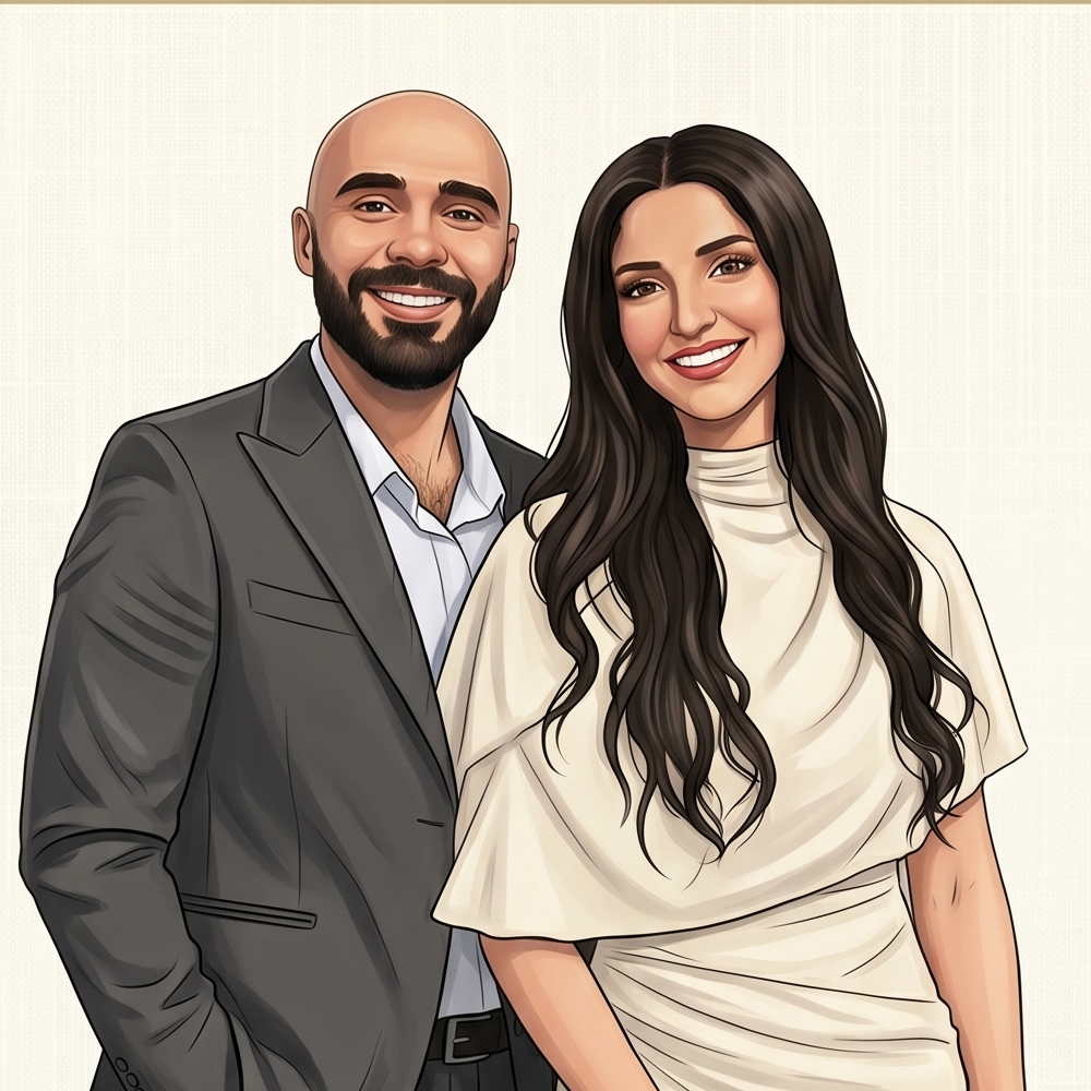 Dayana Khalil and George Moawad